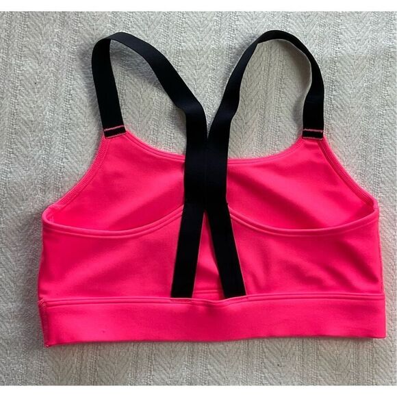 Under Armour Womens Small Strappy  Sports Bra Meteor Pink - Picture 3 of 7